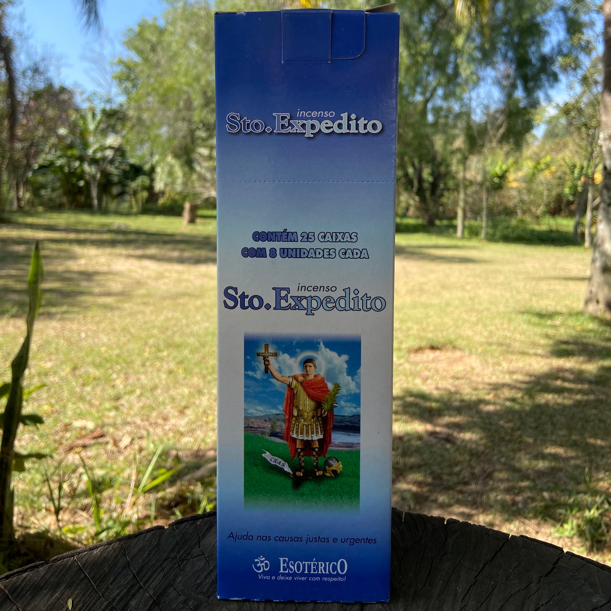 INCENSO SANTO EXPEDITO - Caixa 25 Unidades